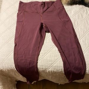 Maroon Athleta leggings